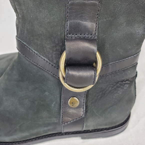 Cole Haan Air Liberty Riding Equestrian Leather Buckle Boots, Sz 7.5 B - Picture 13 of 14